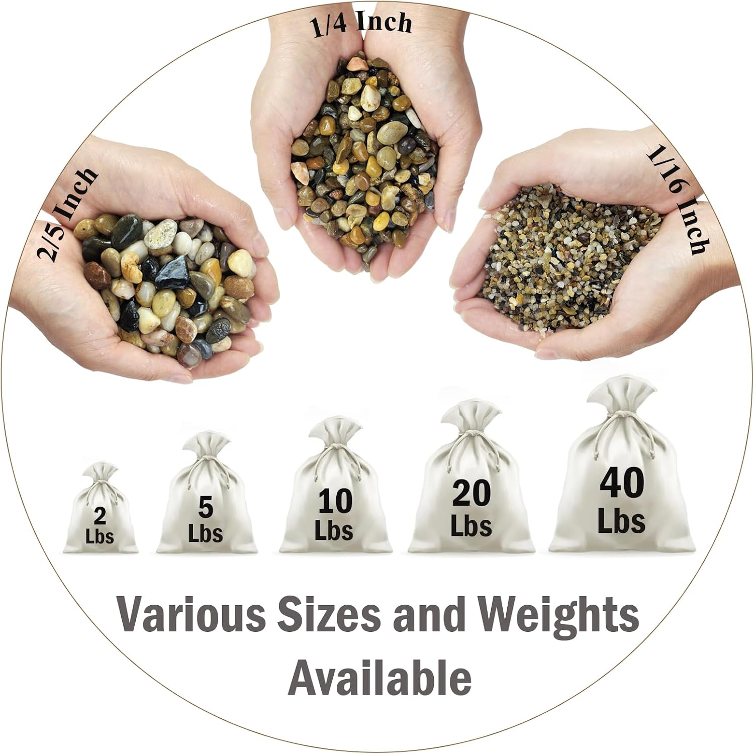 2 lbs Aquarium Sand. 1/16 Inch Fish Tank Coarse Sand | Natural River Rocks, Decorative Pea Gravel for Turtle