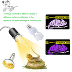 5Pack Quick UVB Test Sensor Cards Reusable Reptile UVB Tester