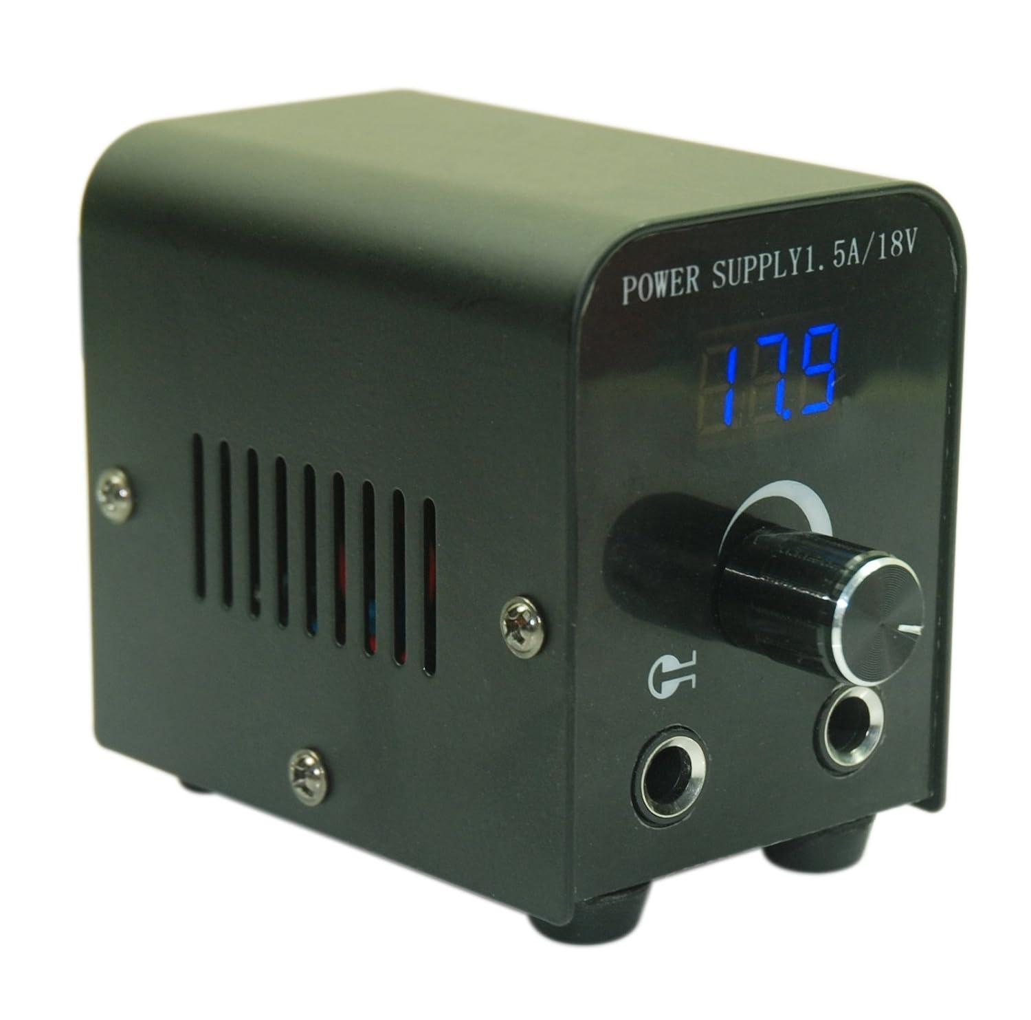 LCD Digital Tattoo Power Supply Kit w/Clip Cord & Flat Foot Pedal