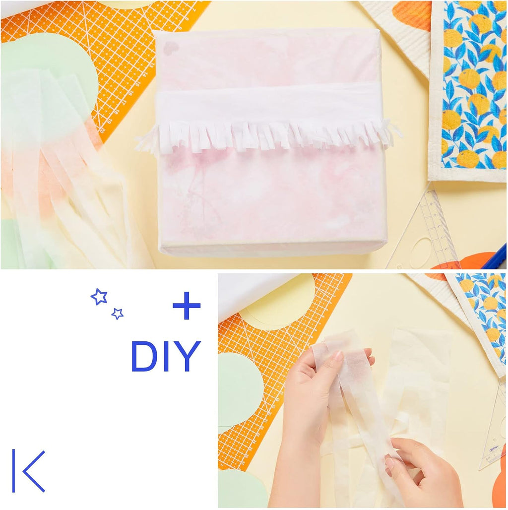 100 Sheets 15 x 20 Inch Acid Free Archival Tissue Paper White