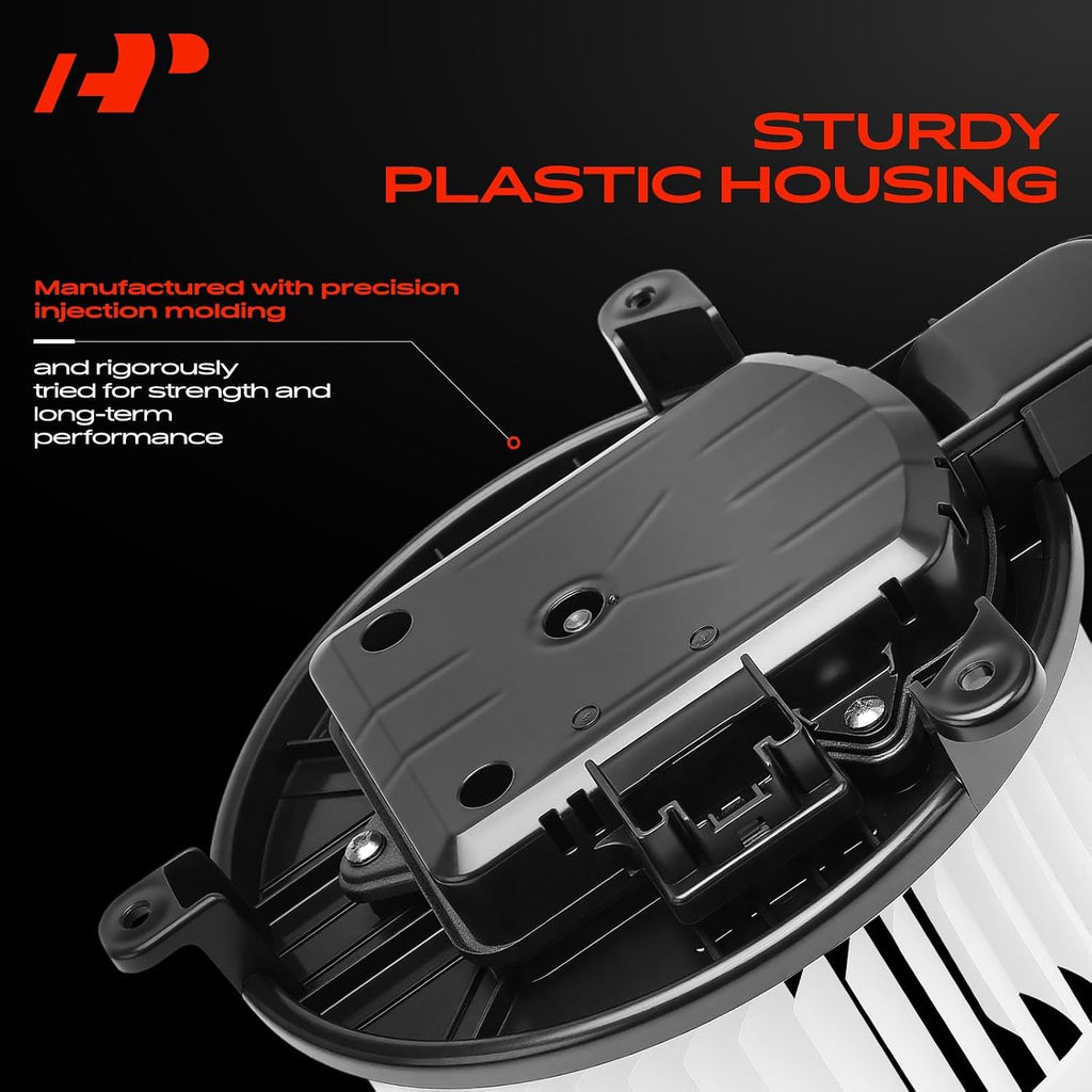 A-Premium Front HVAC Heater Blower Brushless Motor with Fan Cage