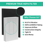 HPA300 HEPA Filter Replacement Compatible with Honeywell Air Purifier