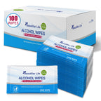 100 Count Individually Packed Hand Sanitizing Wipes - 75% Alcohol Formula with Aloe, Moisturizer, and Vitamin E