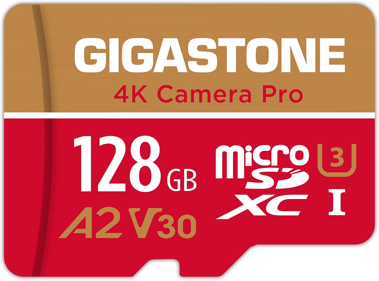【5-Years Data Recovery】 GIGASTONE 128GB Micro SD Card, 4K Video Recording for GoPro, Action Camera, DJI, Drone