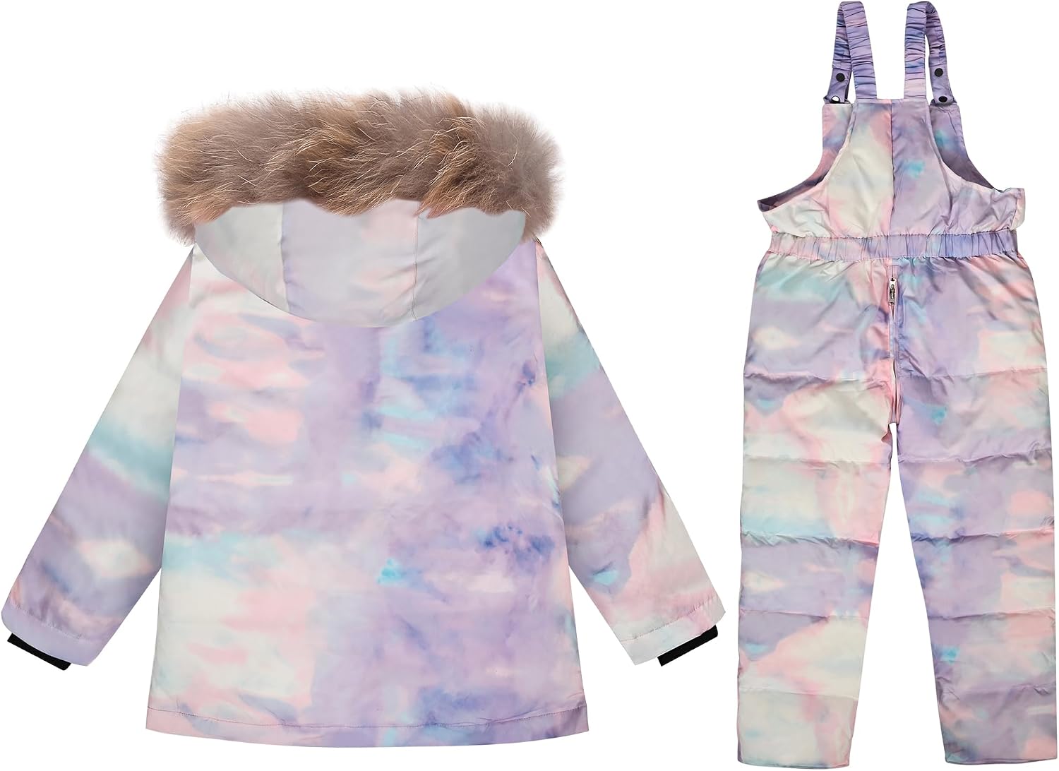 2-Piece Toddler Snow Suit, Baby Snowsuit, Infant Snowsuit Toddler Girl Boy Snowsuit, Kids Winter Coat Snow Pant 2-8T