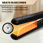 Superstyler Onyx Ceramic Flat Iron - Travel Friendly - 1.25 inch