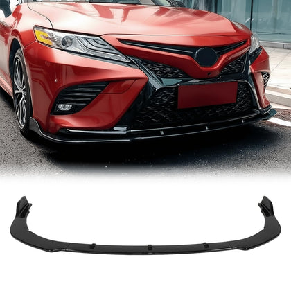 Front Lip Spoiler for Toyota Camry SE XSE 8th 2018 2019 2020 Glossy Black