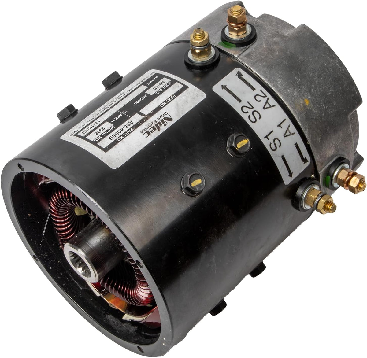 36 Volt Stock Grade Series 19-Spline 2.5 HP Golf Cart Motor