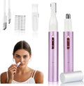 2026 Rechargeable Nose & Ear Hair Trimmer, Dual-Edge Blade Electric Clipper for Women Men, Facial & Eyebrow Hair