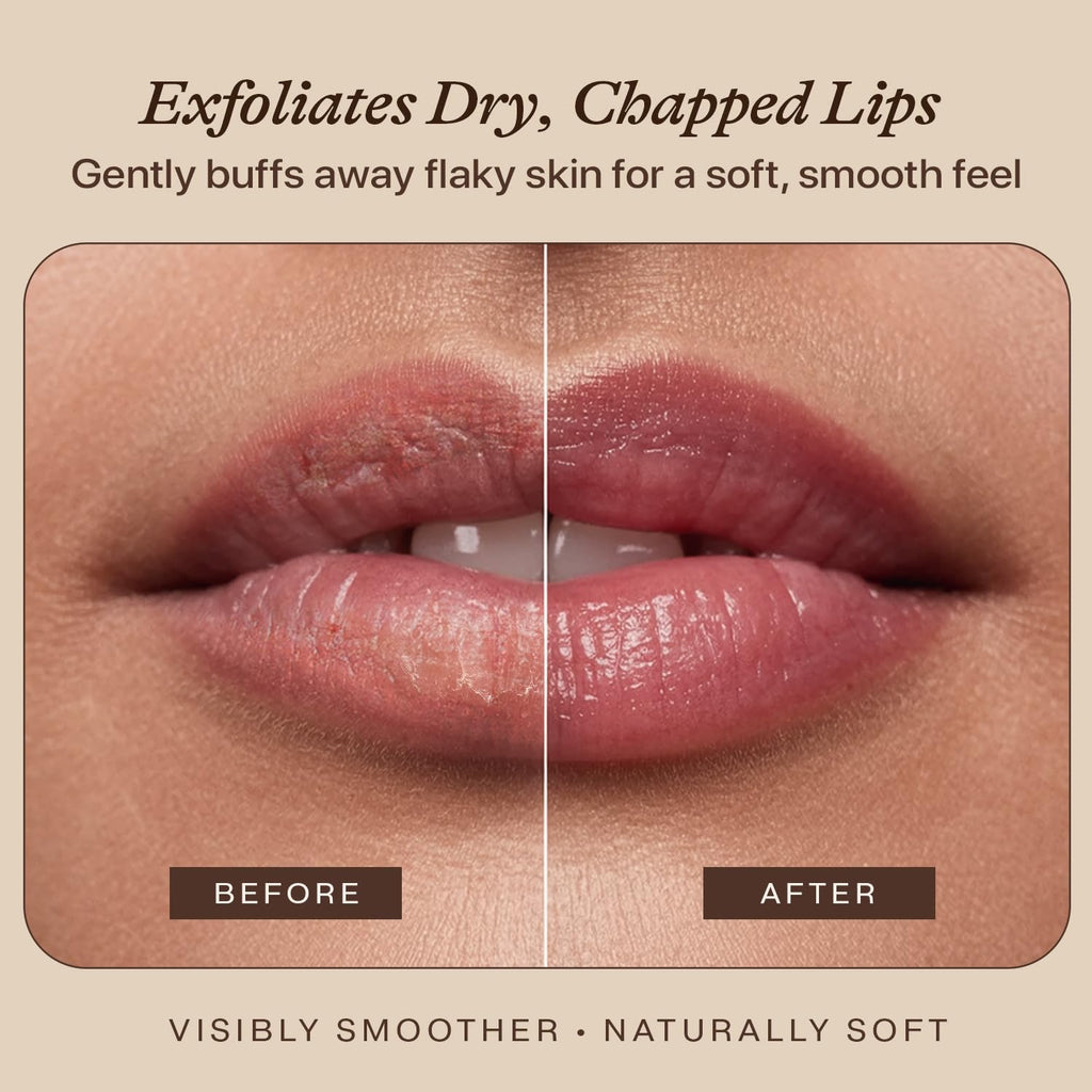 USDA Organic Lip Scrub Vanilla - USA Made with Natural Ingredients