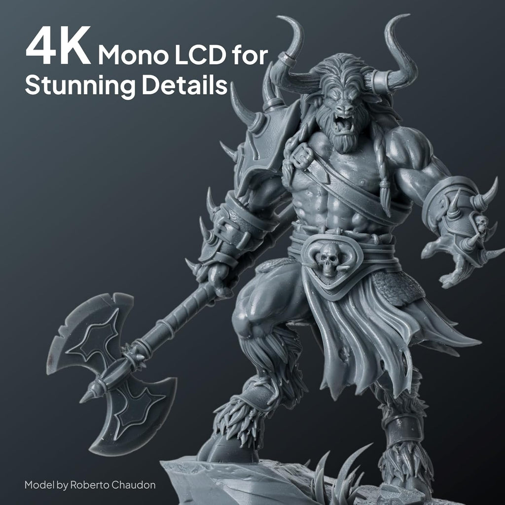 Mars 5 Resin 3D Printer | 4K Mono LCD,Automatic Leveling, Desktop 3D Printer with Printing Size of 5.65 × 3.53 × 5.91