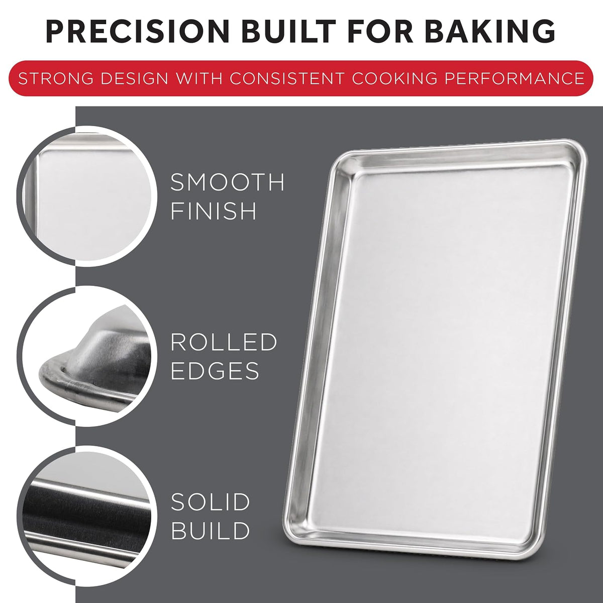 Full Size Aluminum Commercial-Grade Sheet Pan