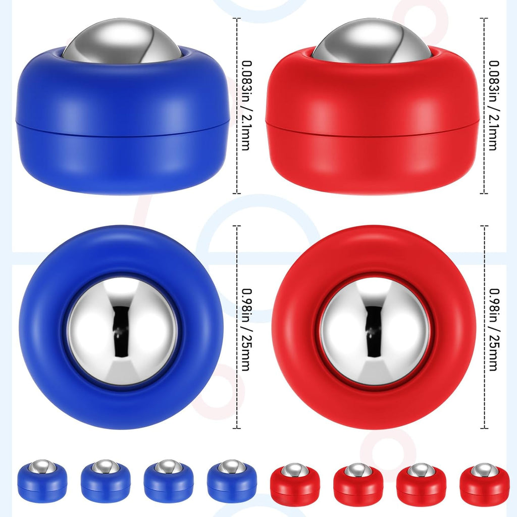 Mini Shuffleboard Replacement Puck Tabletop Equipment Rollers Set Shuffleboard Curling Accessories