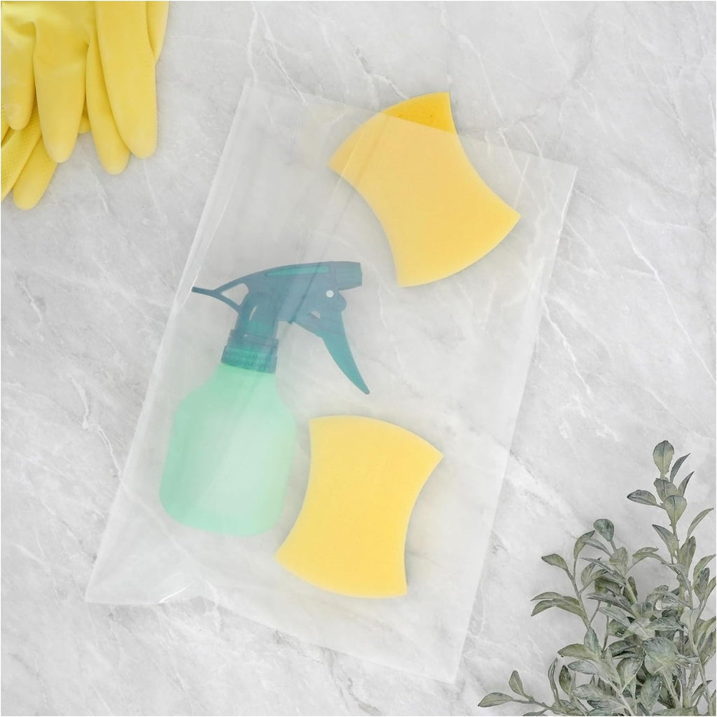 9 x 12 inch, 4 Mil Flat Open Clear Poly Bags (Pack of 100)