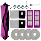 MengTiger 14 Pack Replacement Parts for Eureka J15 Pro Ultra Vacuum Cleaner, 1 Main Brush 4 Mop Pad 2 HEPA Filter 2 Dust Bag 4 Side Brush 1 Cleaning Brush