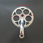 Chrome Wide Crank w/ 44T Sprocket, Sprocket Fit for 410 Chain