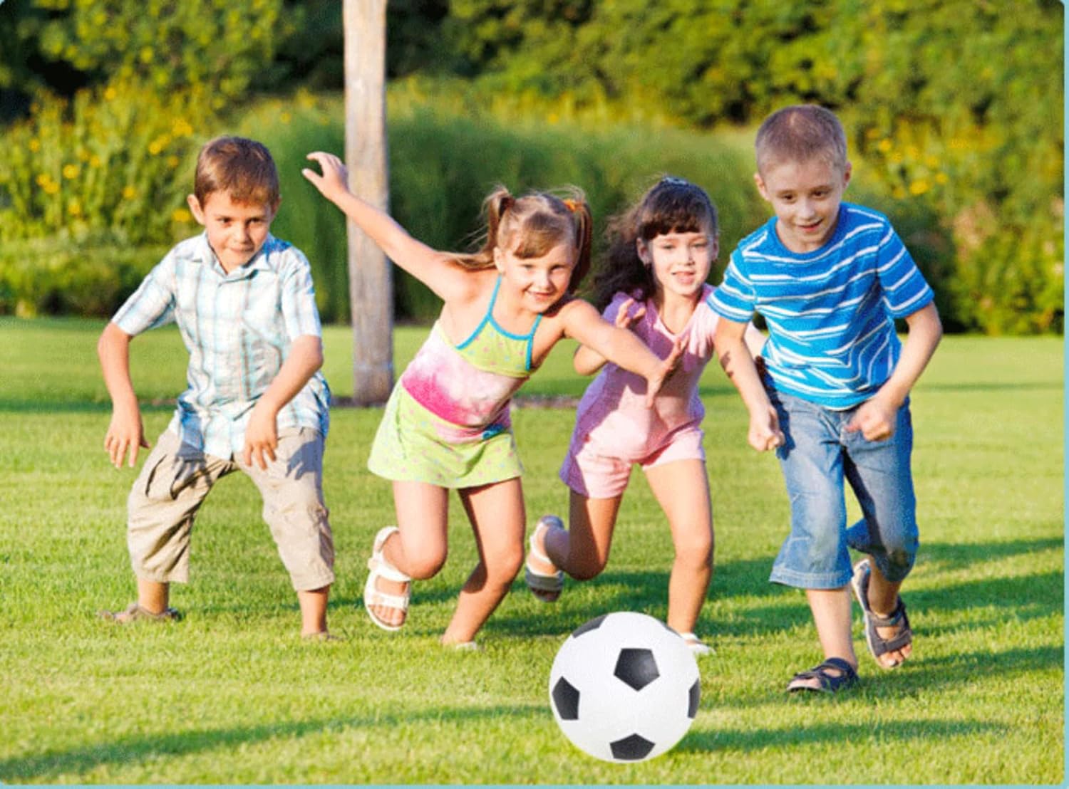 Soccer Basketball Football Small Sports Bouncy Balls with Hand Pump for Kids and Toddlers - (Pack of 3) 6-Inch