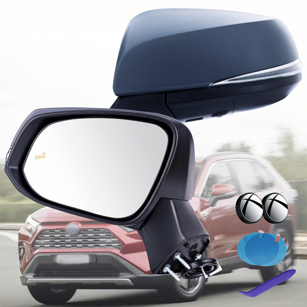 Driver Side Mirror Compatible with Toyota RAV4 2019-2023