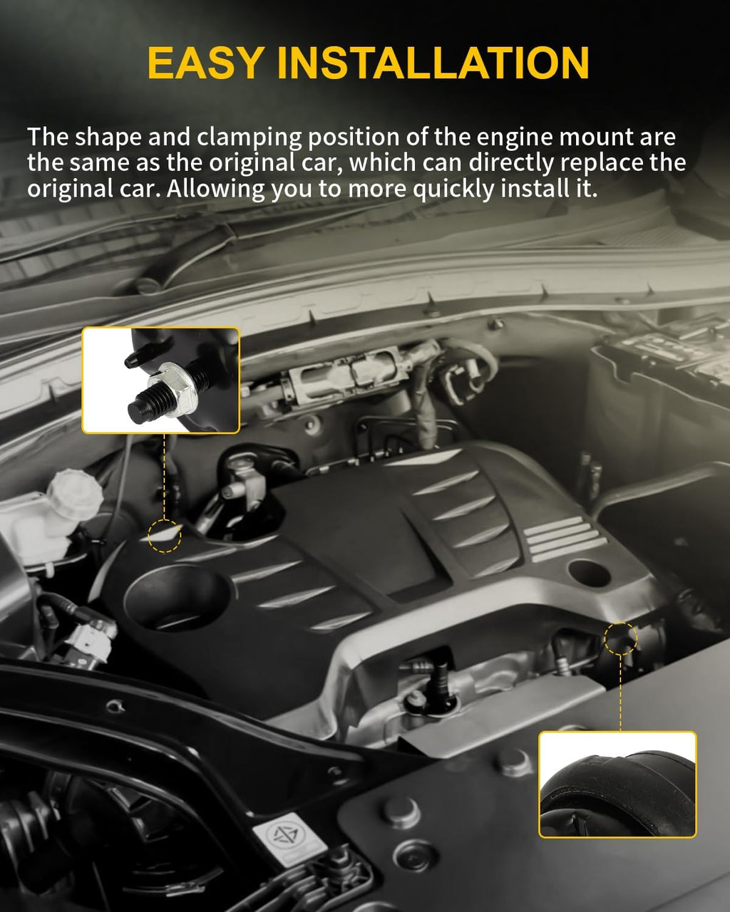 OCPTY Engine Motor Mount for Chevrolet Trailblazer & Saab 9-7X & GMC Envoy