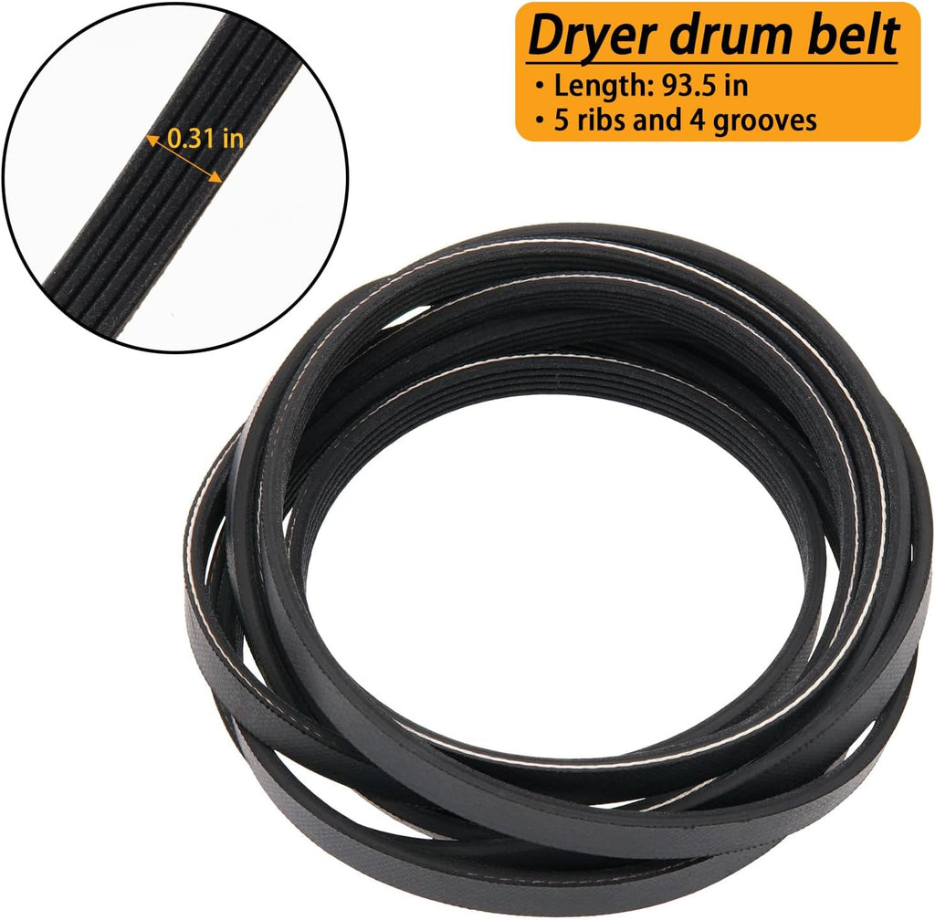MED5630HW2 MED6230HW0 Dryer Repair Kit and Idler Pulley Replace for Maytag