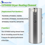 FAQE7001LW0 FAQE7001LW1 Dryer Heating Element Fit for fri-gidaire Affinity