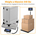 440lb Shipping Scale Heavy Duty Postal Scale with Separate Display
