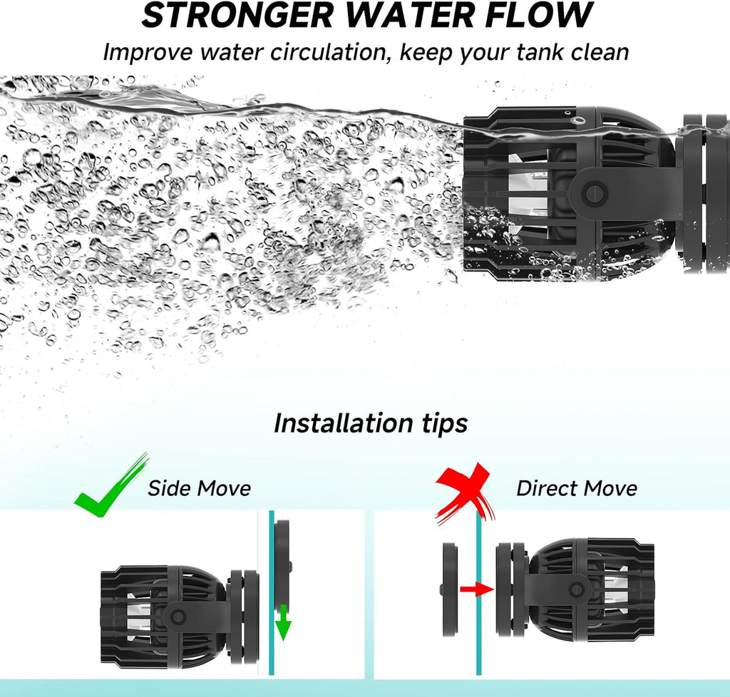 Aquarium Wave Maker 2113GPH, DC Circulation Pump with Controller