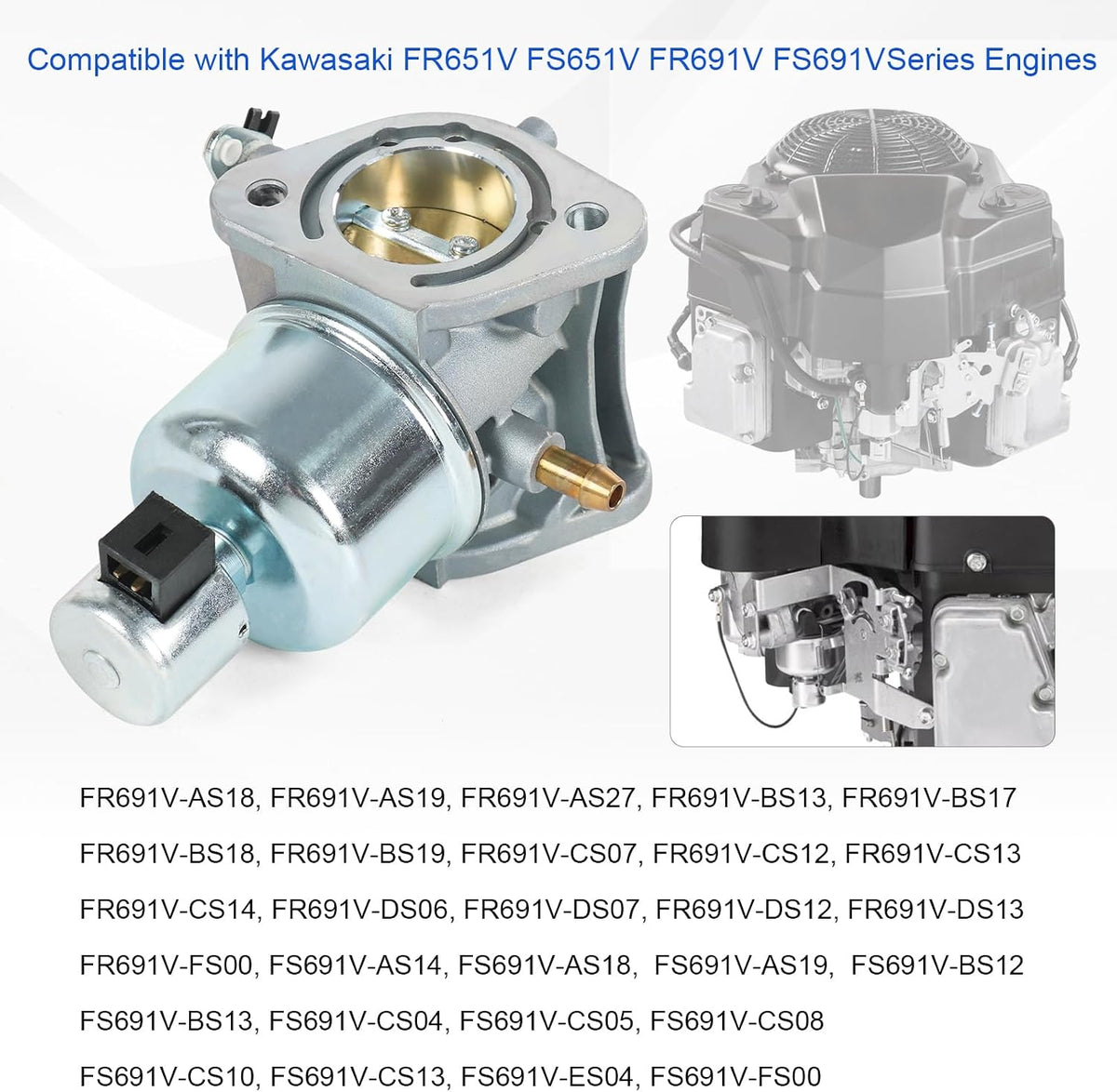 15004-0985 Carburetor Replacement For Kawasaki FR651V FS651V FR691V Engine