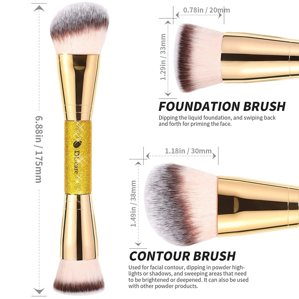 Dual-Ended Foundation Brush
