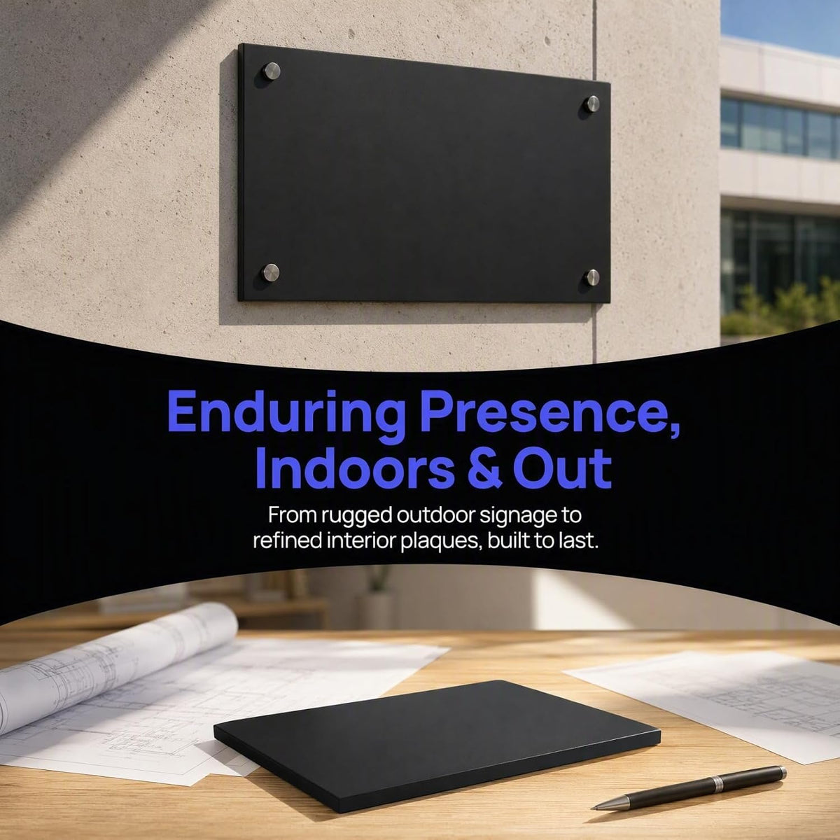 5Pcs Black Aluminum Sublimation Blanks for Engraving