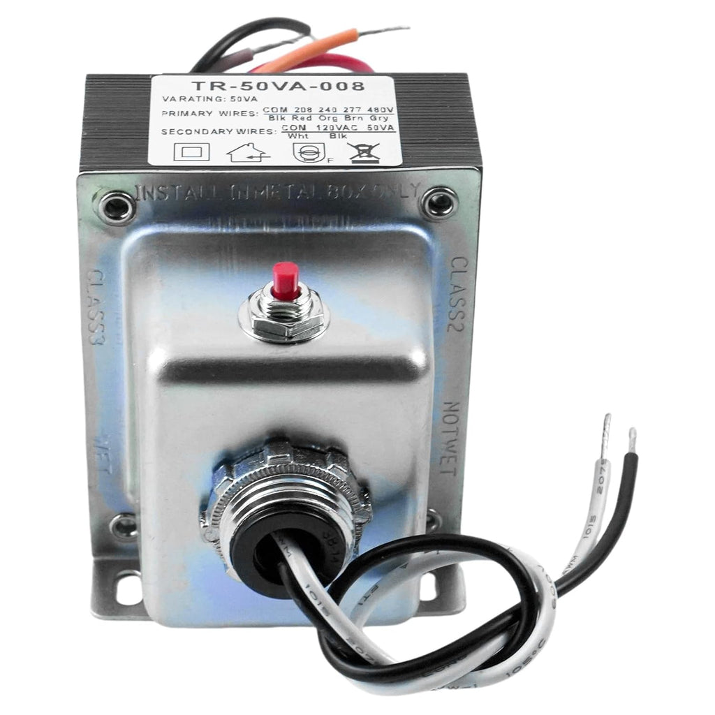 TR50VA008 HVAC Transformer 50VA 120V with Circuit Breaker