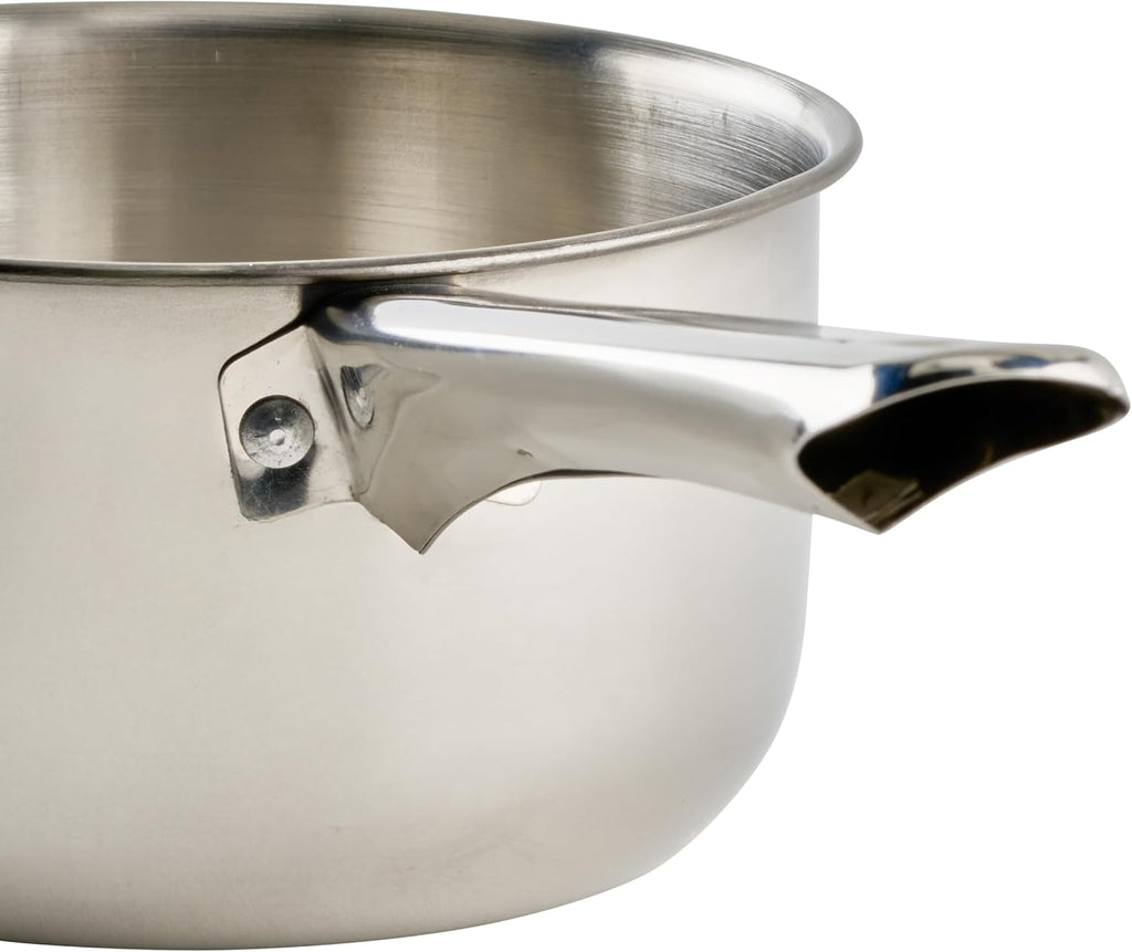 1 1/2 qt Mirror Finish Stainless Steel Sauce Pan with Cover