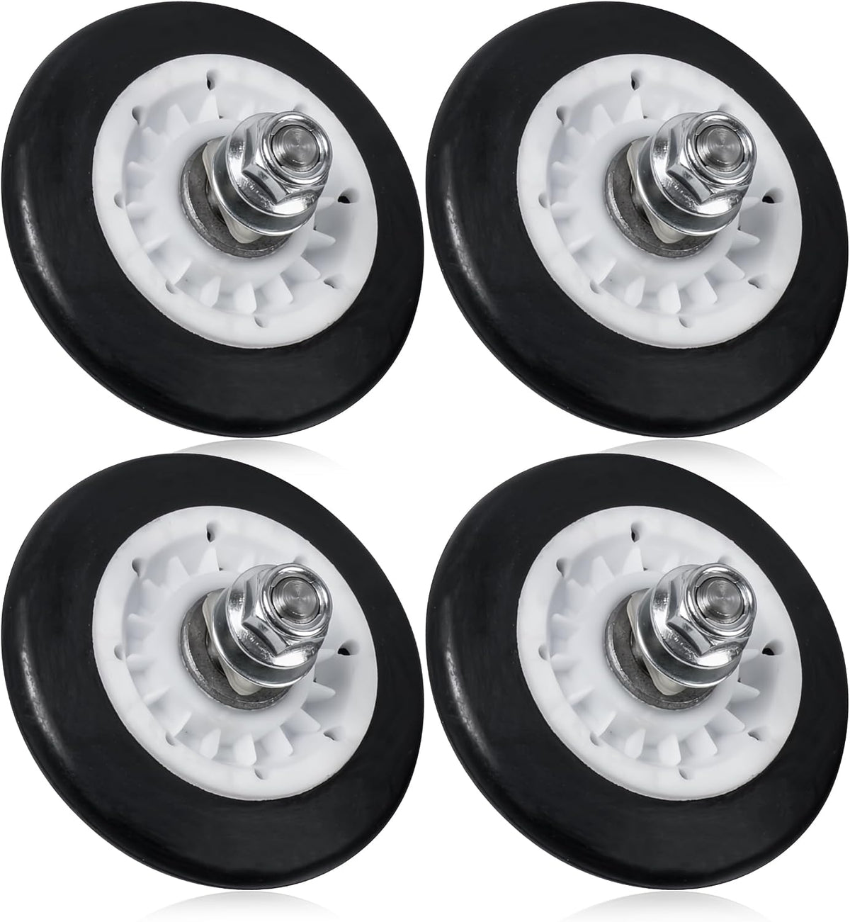Dryer Rollers Kit for LG DLG7188RM (4-Pack)