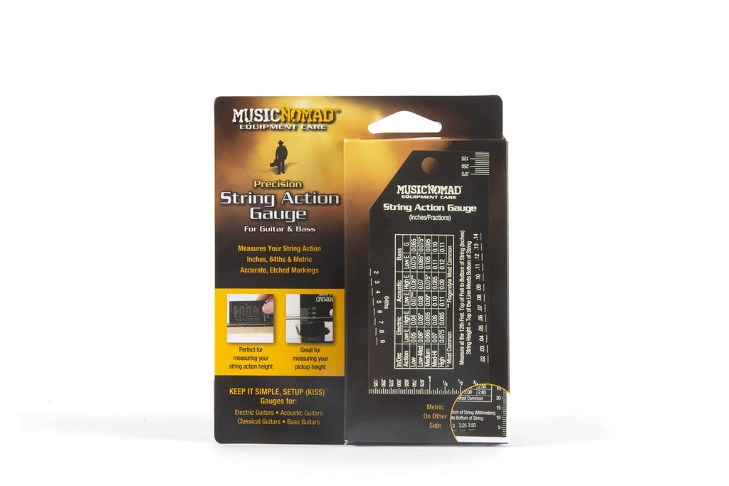 MusicNomad Precision String Action Gauge Ruler for String Height (MN602)