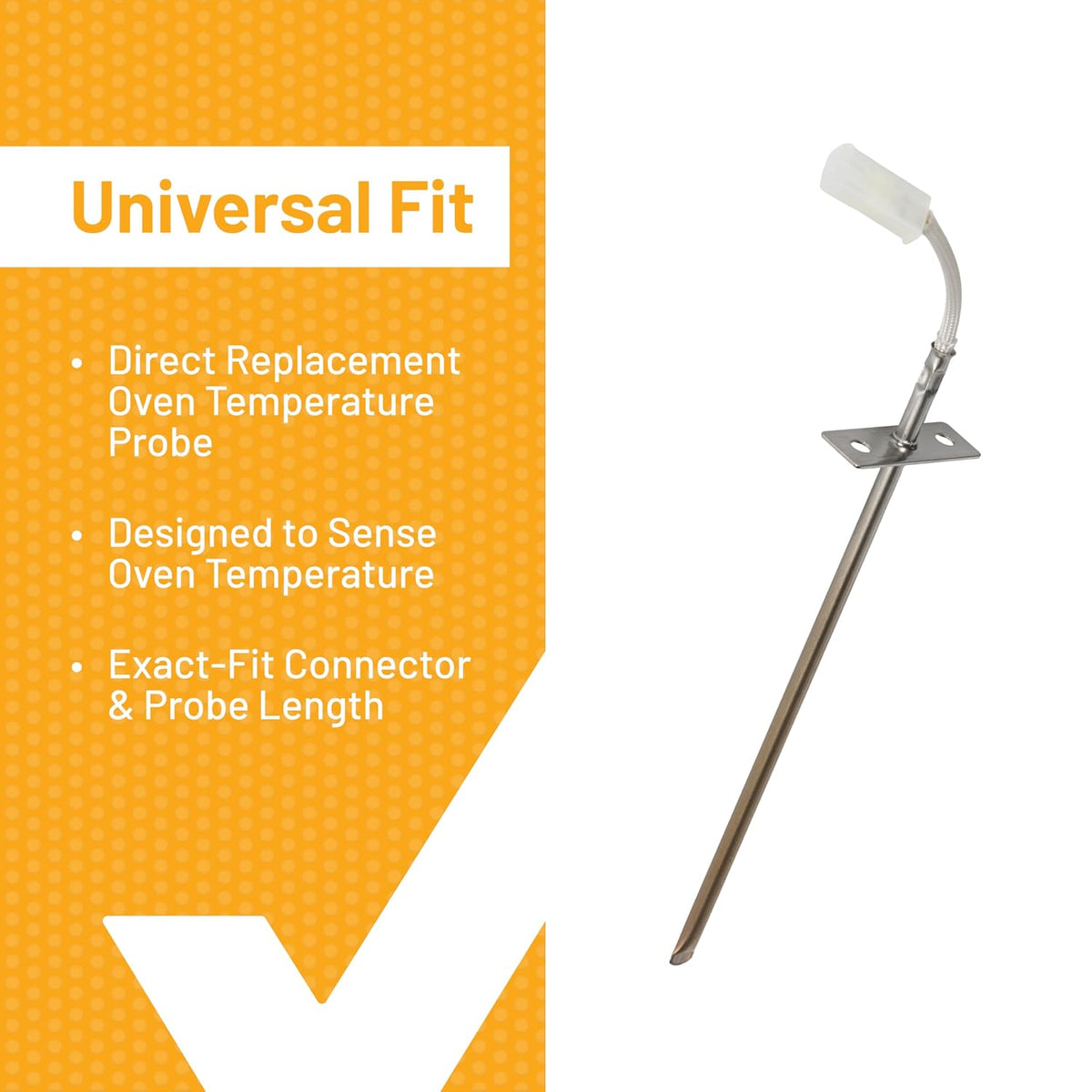 Smart Choice 316490000 Oven Temperature Sensor Probe Compatible with Frigidaire, Compatible with Kenmore and Electrolux Ranges, Replaces AP3963654 PS1528542