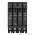 ABB Q-Line THQLQ153015 • Quad Circuit Breaker • 120/240 VAC