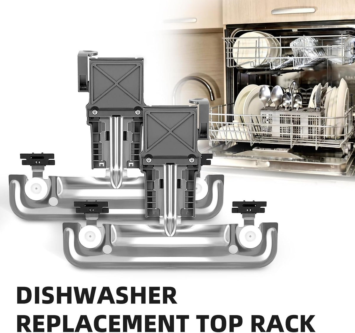 WDT730PAHZ0 Dishwasher Top Rack Adjuster Parts for Whirlpool WDT750SAHZ0