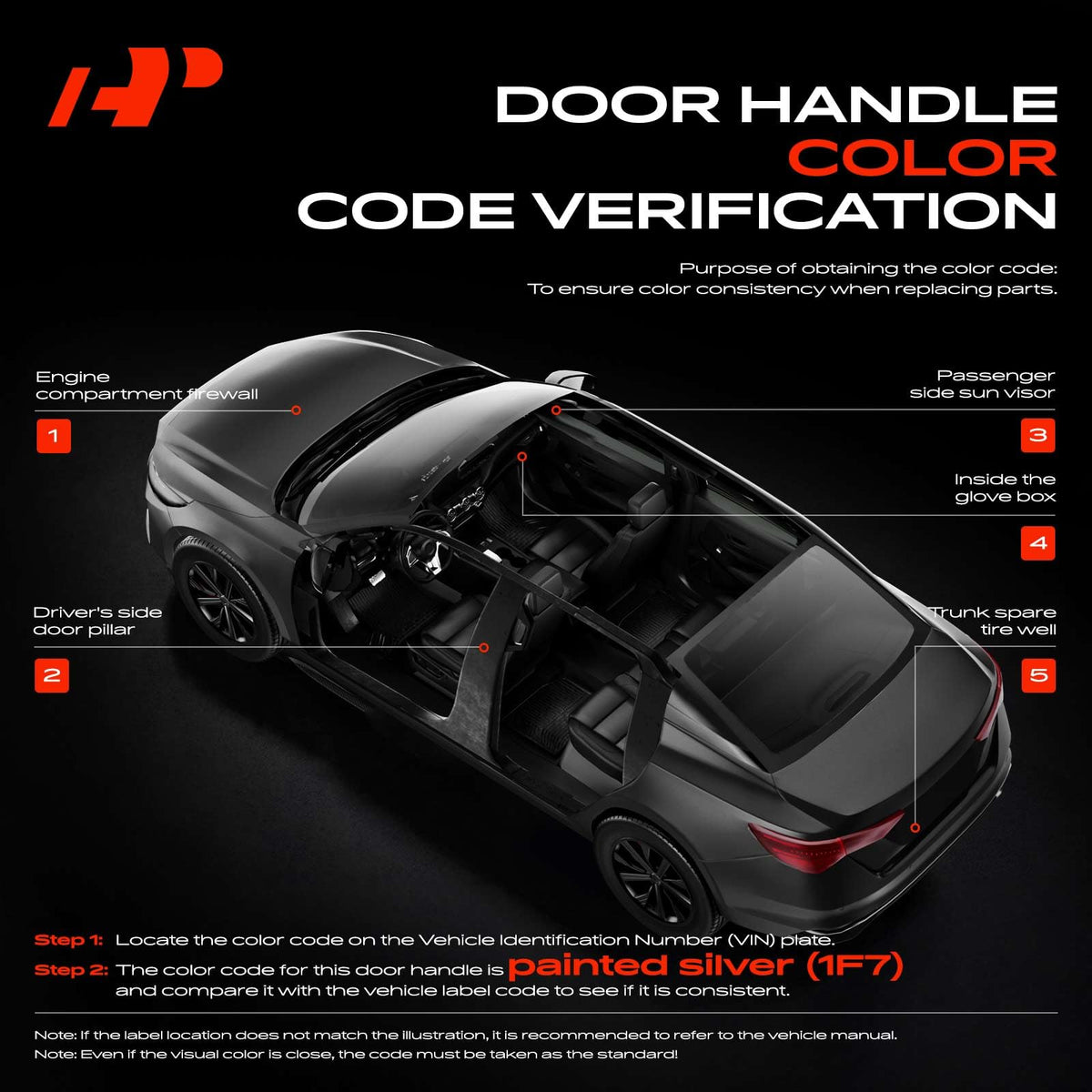 A-Premium Painted Tailgate Hatch Door Handle Garnish for Scion Models