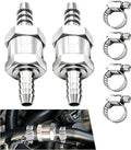Fuel Check Valve, 25/64"10mm Aluminum Alloy Control Accessory, 1SET