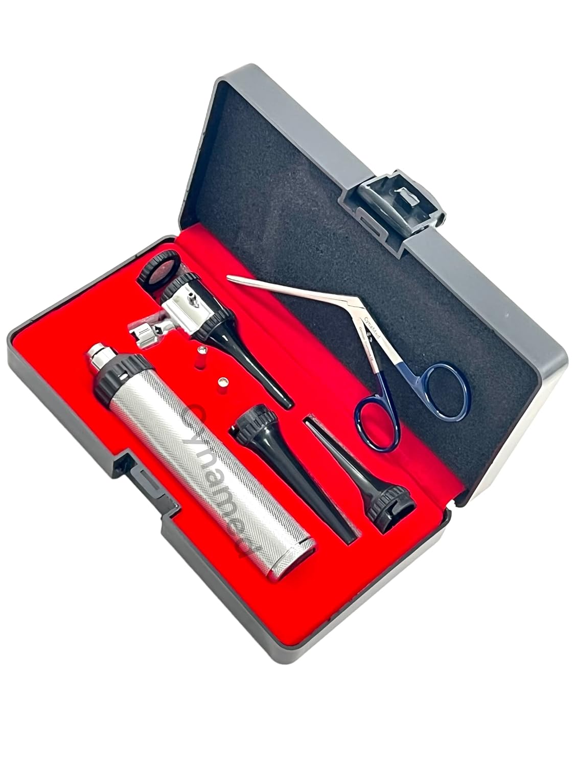 Premium Veterinary Otoscope Set Kit Veterinary Diagnostic Set Instrument with Reusable Ear Speculas Set -Veterinary