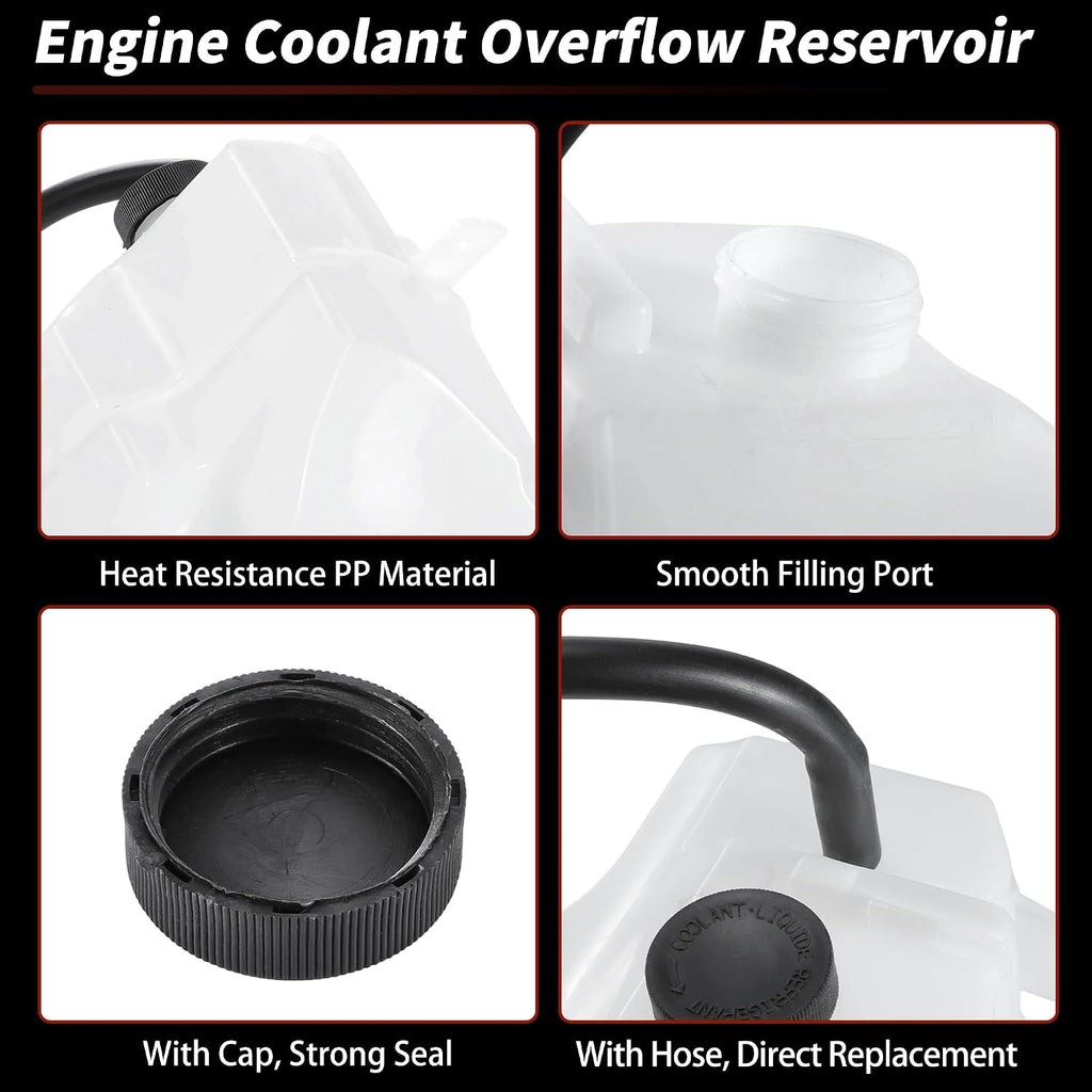 Coolant Expansion Reservoir Tank with Cap Hose for Nissan Altima 2013-2019 for Nissan Maxima 2016-2018 603-780 Engine Radiator Coolant Overflow Reservoir Recovery Tank 217103TA0A