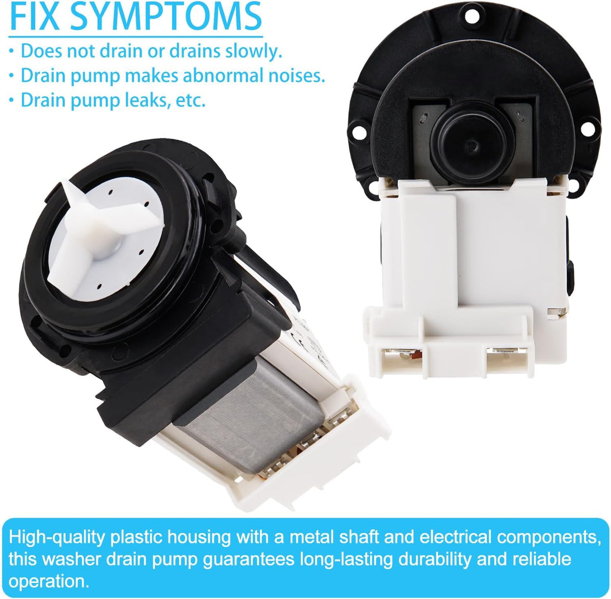 Washer Drain Pump WM3180CW WM3370HRA WM3997HWA WM3250HWA WM3370HVA for LG