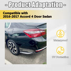 KUAFU Bumper Lip Underbody Spoiler Splitter Compatible with Accord 4 Door