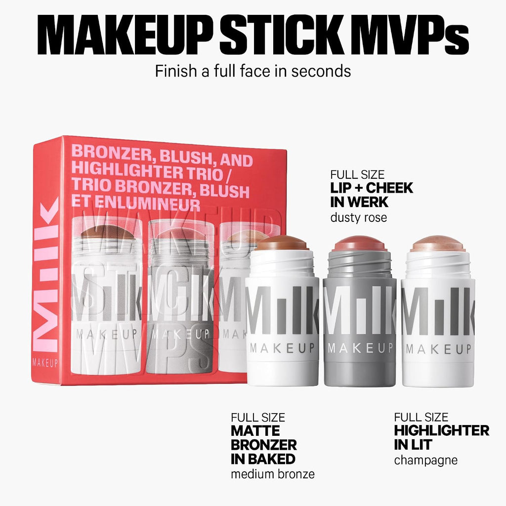 Bronzer, Blush + Highlighter Full Size Trio
