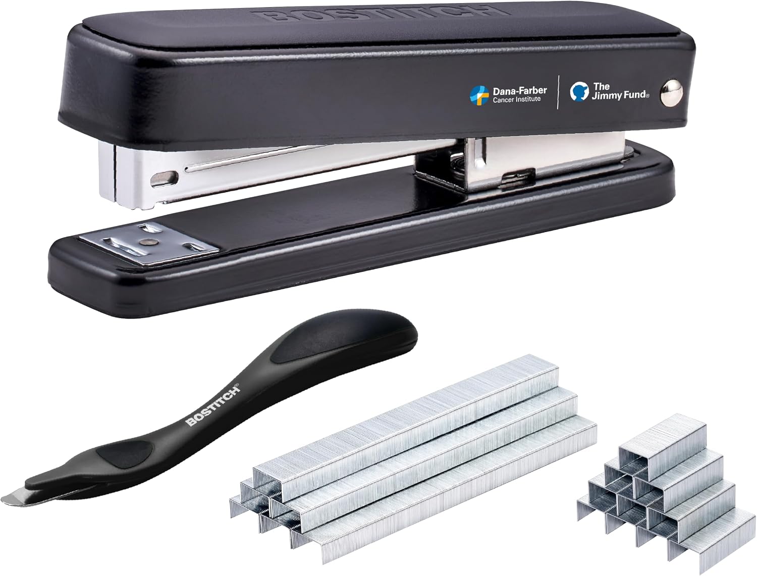 Titan Heavy Duty Metal Stapler, 50 Sheet Capacity with 1250 Staples and Ergonomic Staple Remover, Jam Free Stapling