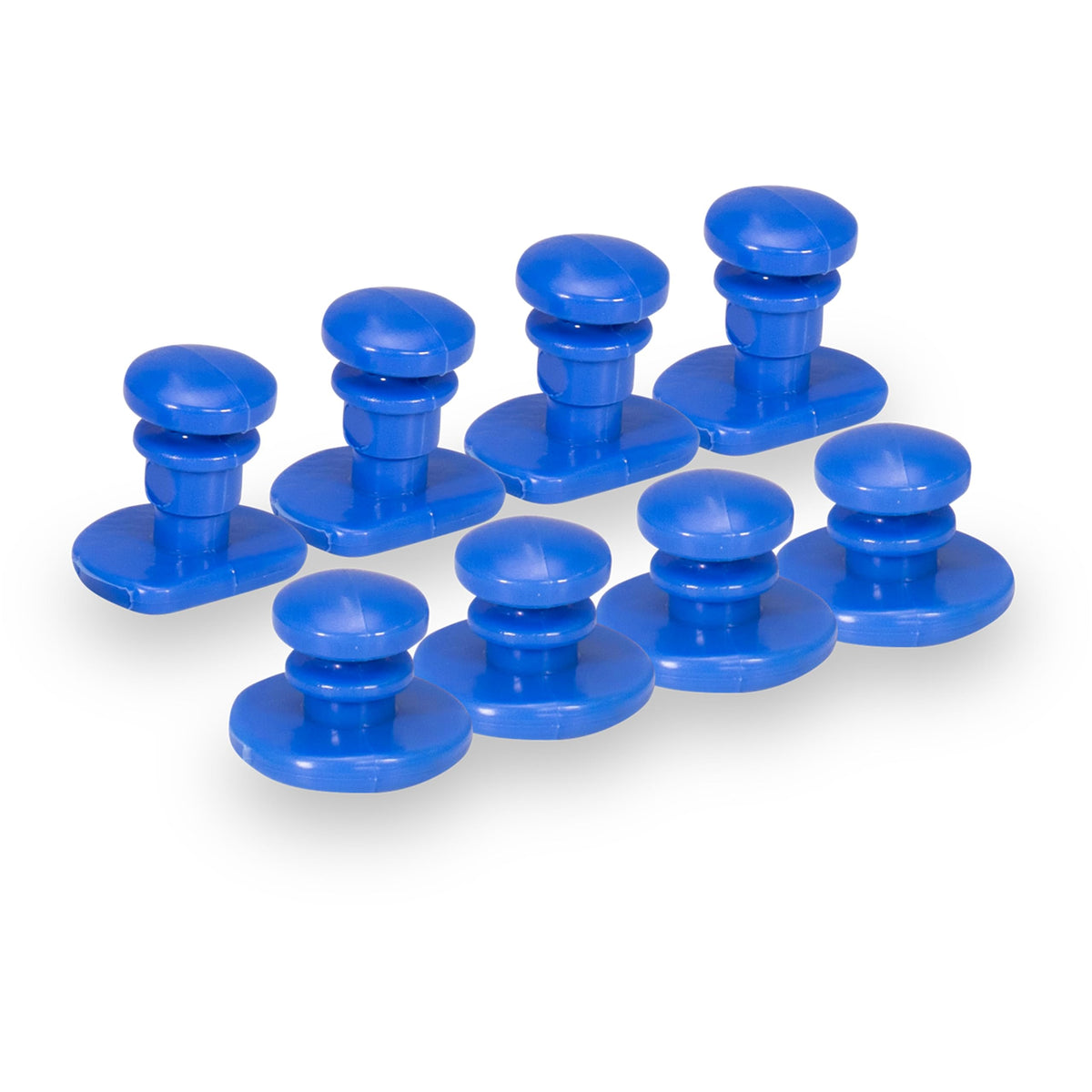 Knee Pad Replacement Buttons, 8 Pack, Assembled in the USA