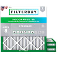 24x24x2 Air Filter MERV 8 Dust & Allergy Defense (3-Pack)