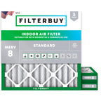 24x24x2 Air Filter MERV 8 Dust & Allergy Defense (3-Pack)