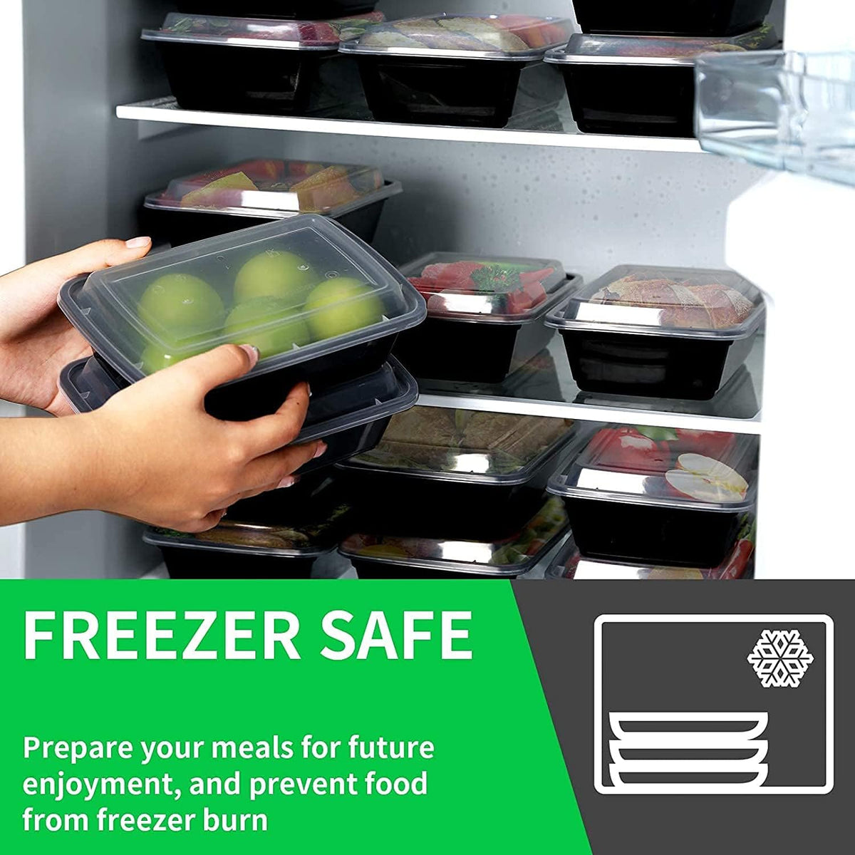 Meal Prep Containers [38OZ] Plastic Food Storage Containers With Lids,10-Pack Reusable To Go Containers, Disposable