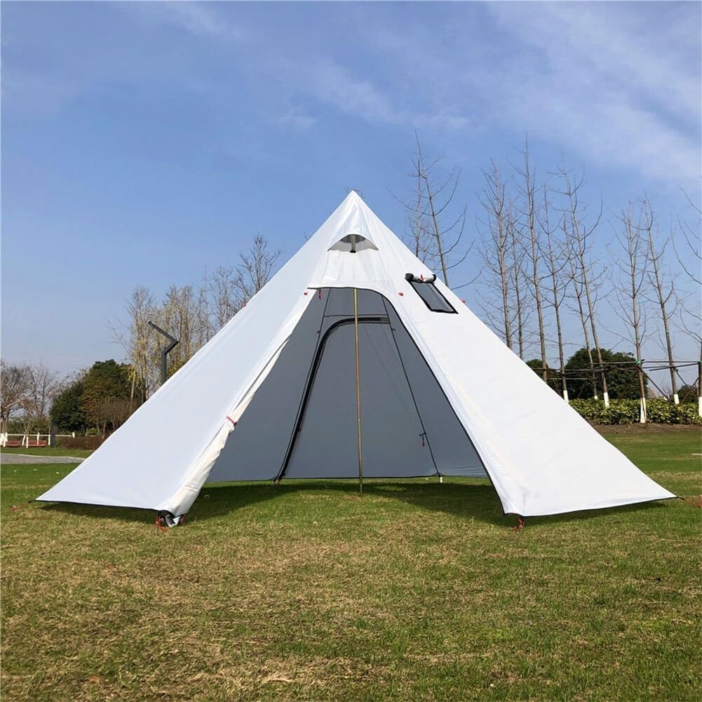 Lightweight Pyramid For Camping Tent Yurt Teepee With Fireproof Features And Ventilation For Safe Cooking Experience